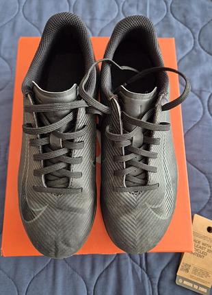 Бутси дитячі nike jr vapor 16 club tf чорні, розмір 36.5, довжина устілки 23 см