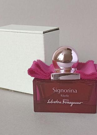 Salvatore ferragamo signorina ribelle тестер 30 мл для женщин (оригинал)