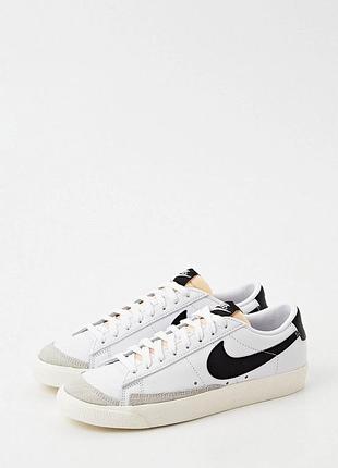 Nike blazer 77s low  кожаные кроссовки-кеды низкие унисекс