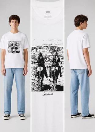 Футболка levi's / футболка левис хлопковая с логотипом | оригинал | l, xl