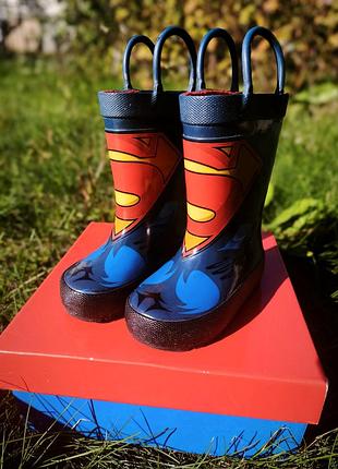 Резиновые сапоги. western chief superman forever rain boot. 22 размер