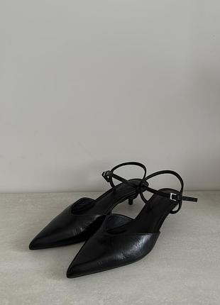 Шкіряні босоніжки massimo dutti 3
