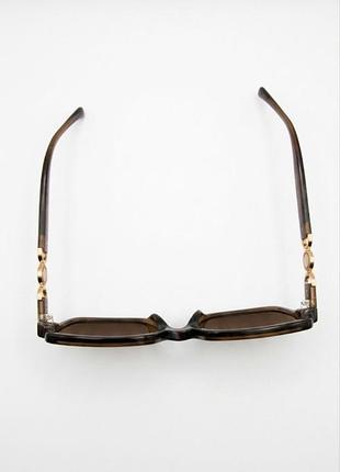 Сонцезахисні окуляри versace medusa rectangular коричневі 3