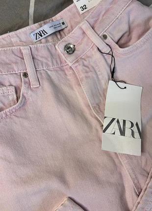 Штани від zara у ніжно рожевому кольорі