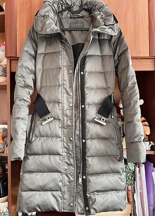 Довга жіноча пухова куртка пуховик esprit
