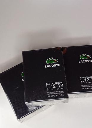 Мужская туалетная вода lacoste eau de lacoste l.12.12 noir intense