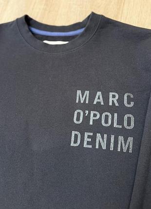 Чоловічий світшот marc o’polo denim, темно-сірий, розмір l, тканина трьохнитка