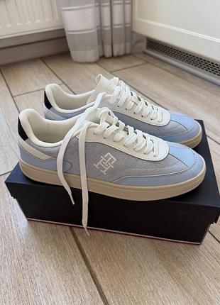 Жіночі блакитні замшеві снікерси th heritage sneaker perf, 25.5см