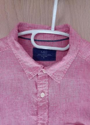 Льняная рубашка от marks and spencer