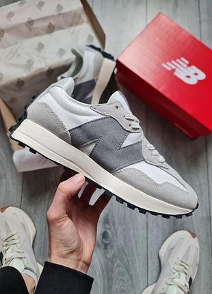 New balance 327 white grey