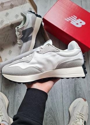 New balance 327 white grey 5
