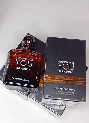 Парфюмированная вода мужская emporio armani stronger with you absolutely