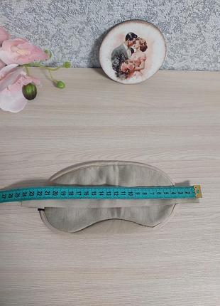 Бежева маска для сну в зигзаг missoni. 2