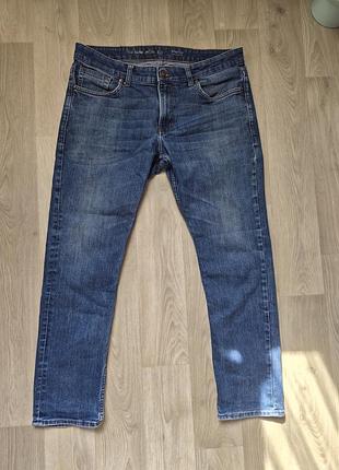 Стильные мужские джинсы c&amp;a the slim stretch, синие (размер 36/30)