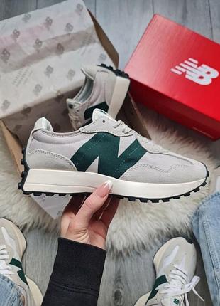 New balance 327 timberwolf green 2