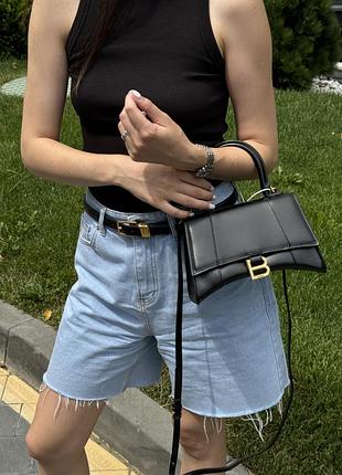 Сумочка hourglass black gold🖤 4