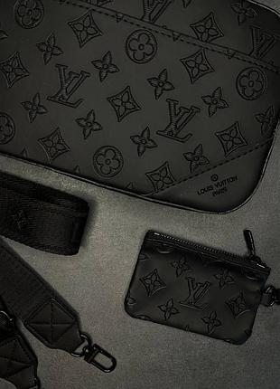 Мужская черная сумка louis vuitton 3