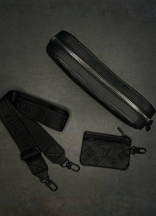 Мужская черная сумка louis vuitton 4