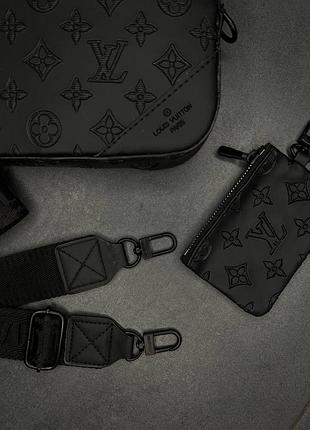 Мужская черная сумка louis vuitton 6