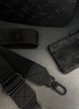 Мужская черная сумка louis vuitton 7