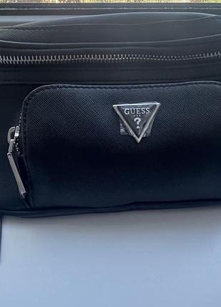 Чоловіча сумка бананка guess гесс 2