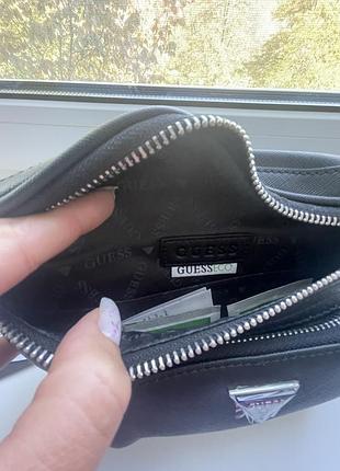 Чоловіча сумка бананка guess гесс 5