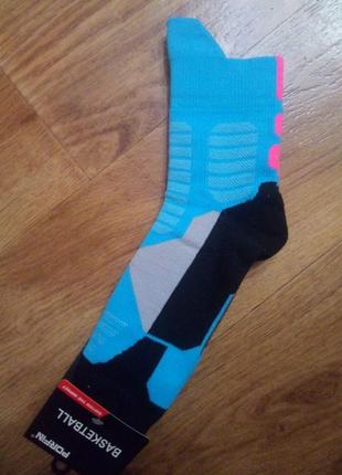 Шкарпетки спортивні потовщені для бігу фітнесу баскетболу волейболу2 фото