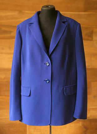 Фиолетовый шерстяной жакет женский marina rinaldi, 2xl, 3xl