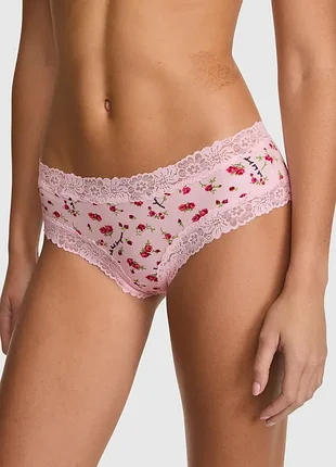 Бавовняні трусики у рубчик victoria’s secret оригінал труси вікторія сікрет у рубчик