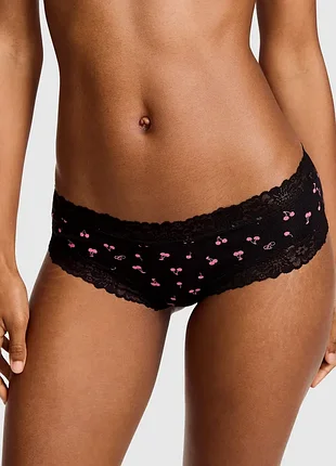 Бавовняні трусики у рубчик victoria’s secret оригінал труси вікторія сікрет у рубчик