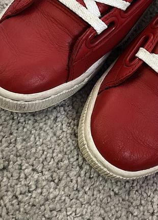 Кросівки puma basket heart red white 4