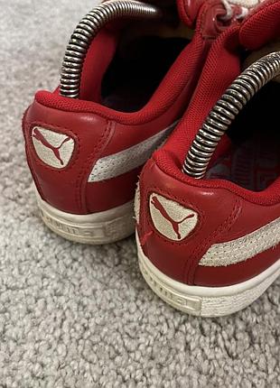 Кросівки puma basket heart red white 5