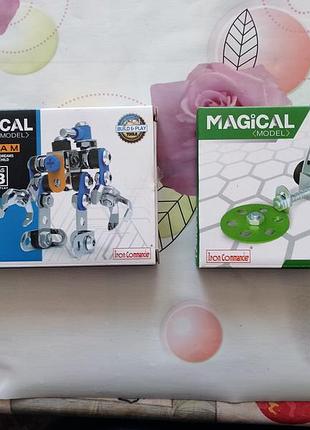 Конструктор для хлопчика iron commander magical model металевий 78 та 52 деталі
