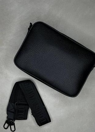 Мужская черная сумка louis vuitton 2
