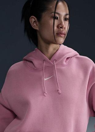 Худі жіноче nike рожеве утеплене універсальний розмір