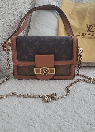 Стильная сумочка  louis vuitton  натур. кожа