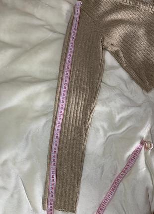 Укорочений кардиган у рубчик від bershka.🩷 7