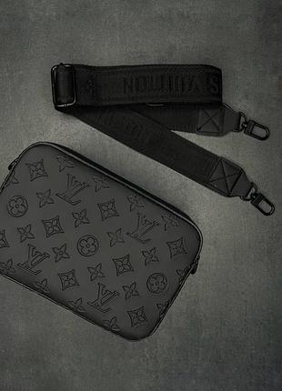 Мужская черная сумка louis vuitton 2