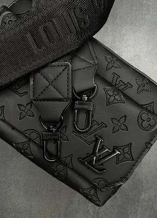 Мужская черная сумка louis vuitton 3