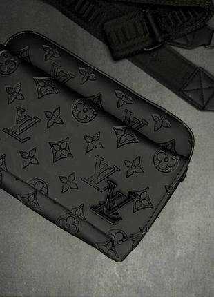Мужская черная сумка louis vuitton 5