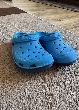 Продам шльопанці crocs дитячі 17см