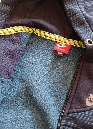 Кофта для хлопчика nike утеплена синя 2