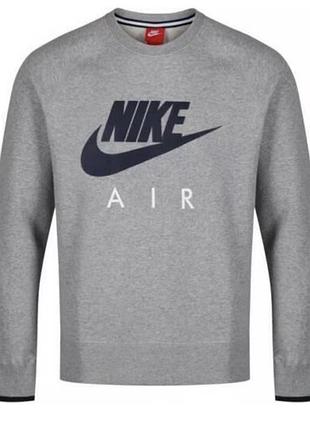 Худі чоловіче nike утеплене сіре