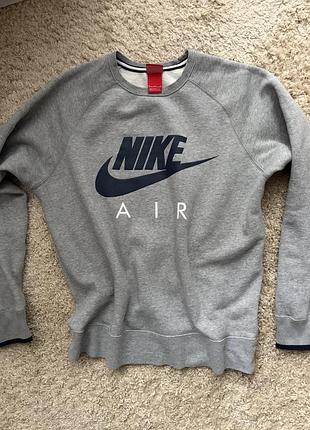 Худі чоловіче nike утеплене сіре 5