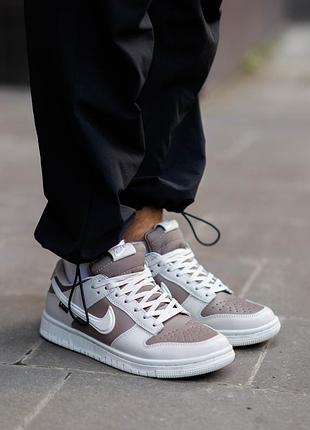 Чоловічі та жіноч кросівки nike dunk low gore-tex light bone