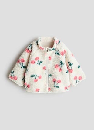 Куртка флиска teddy h&amp;m на девочку