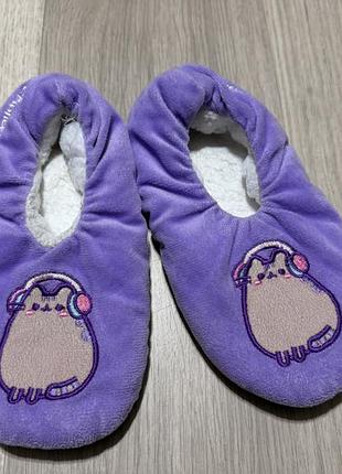 Тапочки носочки pusheen 26-27 2