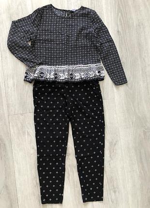 Костюм блуза и брюки вискоза h&amp;m