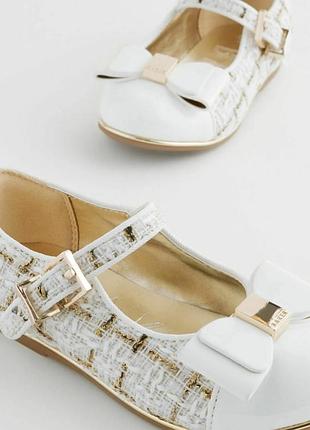 Балетки для дівчаток ted baker білі нові