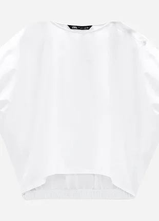 Блуза балон бавовна zara